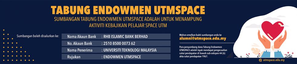 Giving to UTMSPACE - SPACE : Official Portal of School of Professional