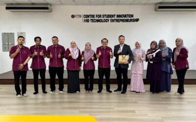 LAWATAN KUNJUNGAN HORMAT SPACE UTM KE PUSAT INOVASI MAHASISWA DAN KEUSAHAWANAN TEKNOLOGI (UTM XCITE)