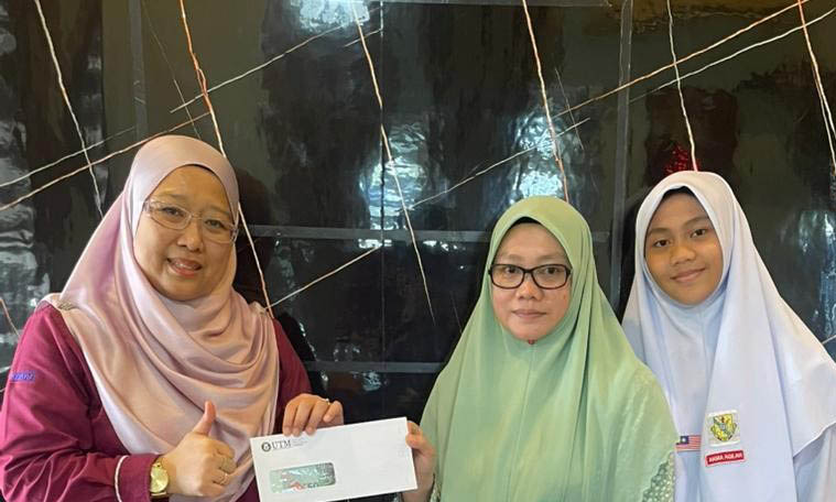 UTMSPACE PRIHATIN : MENYANTUNI KELUARGA PELAJAR YANG TELAH TIADA