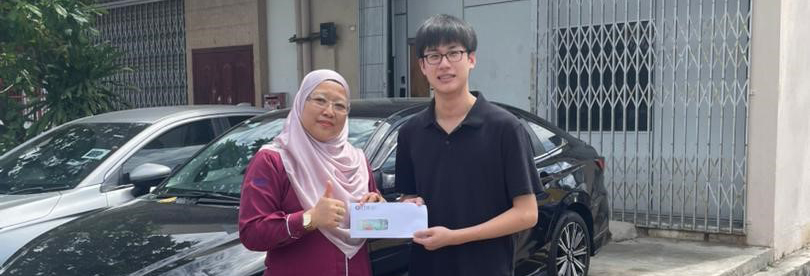 UTMSPACE PRIHATIN : SUMBANGAN KEBAJIKAN PELAJAR KEMALANGAN  