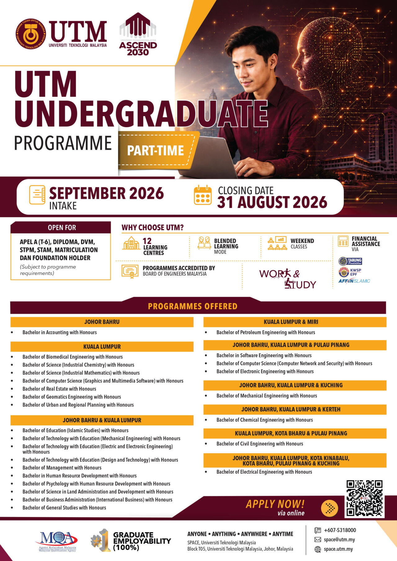 Degree Programme | SPACE UTM